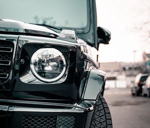 Превью обои mercedes g-class, mercedes, автомобиль, черный