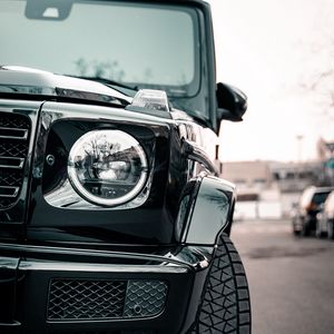 Превью обои mercedes g-class, mercedes, автомобиль, черный