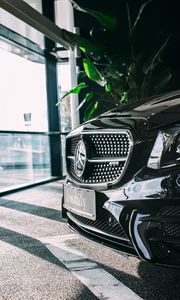 Превью обои mercedes, машина, черный