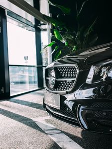 Превью обои mercedes, машина, черный