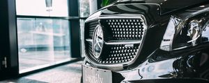 Превью обои mercedes, машина, черный