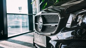 Превью обои mercedes, машина, черный