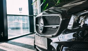 Превью обои mercedes, машина, черный