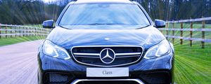 Превью обои mercedes, mercedes-benz, s-class, вид спереди