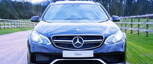 Превью обои mercedes, mercedes-benz, s-class, вид спереди