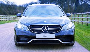 Превью обои mercedes, mercedes-benz, s-class, вид спереди