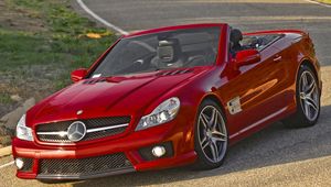 Превью обои mercedes sl 63 amg, mercedes, кабриолет