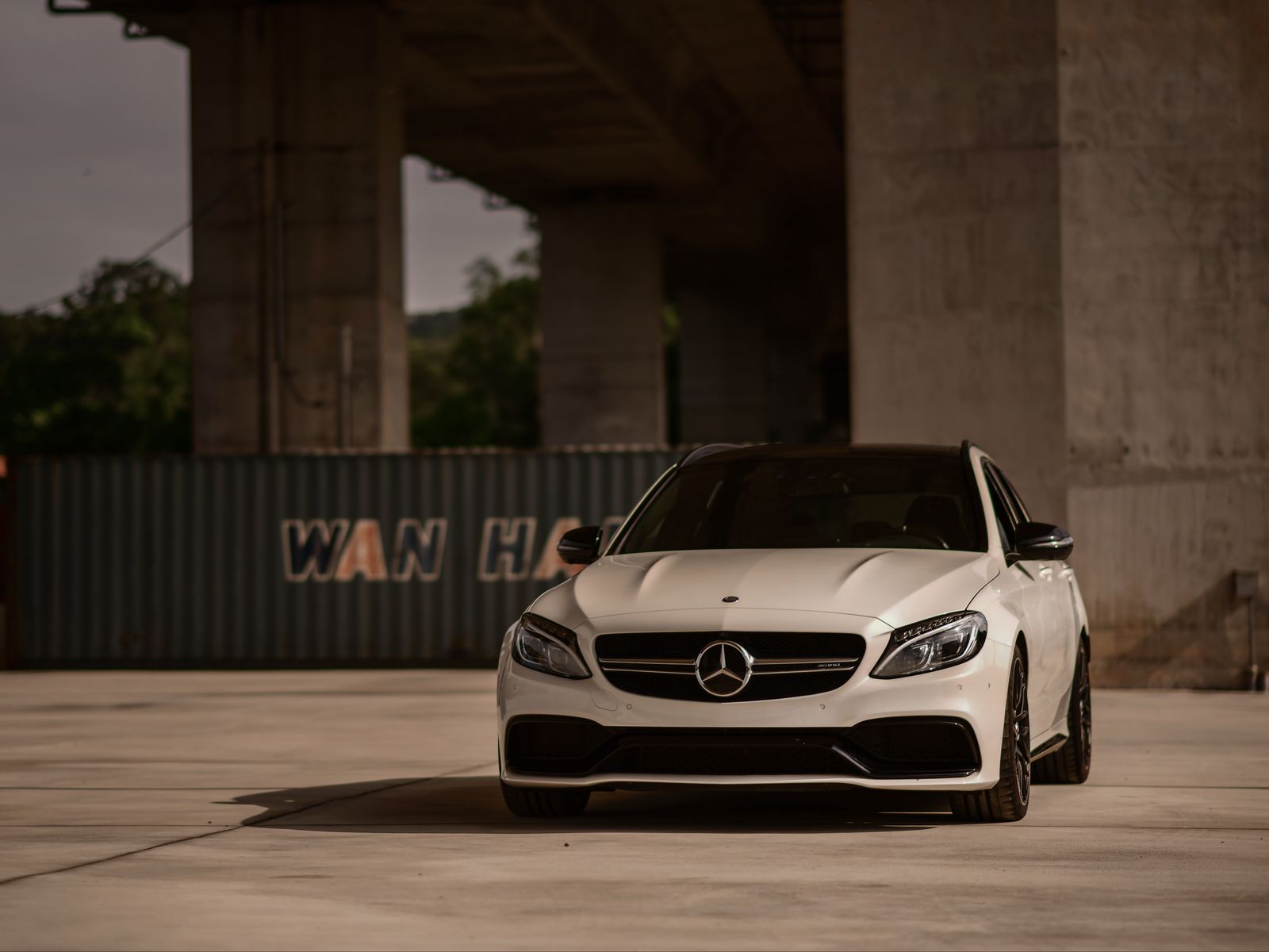 Mercedes c63 AMG White