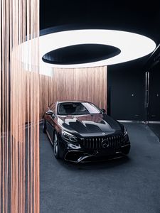 Превью обои mercedes-benz amg 63 s, mercedes, машина, черный, суперкар