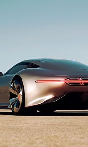 Превью обои mercedes-benz, amg vision, gran turismo, silver stunner