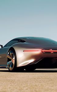 Превью обои mercedes-benz, amg vision, gran turismo, silver stunner