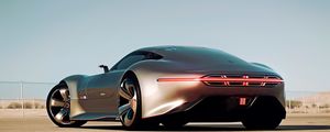 Превью обои mercedes-benz, amg vision, gran turismo, silver stunner