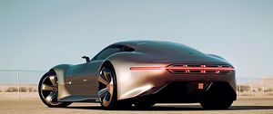 Превью обои mercedes-benz, amg vision, gran turismo, silver stunner