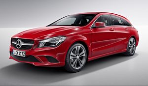 Превью обои mercedes-benz, cla-class, x117, красный