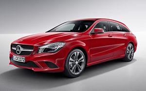 Превью обои mercedes-benz, cla-class, x117, красный