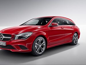 Превью обои mercedes-benz, cla-class, x117, красный