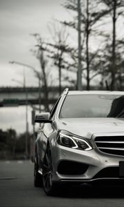 Превью обои mercedes-benz e300, mercedes-benz, mercedes, вид спереди