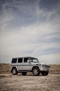 Превью обои mercedes-benz g500, mercedes, машина, внедорожник, серый, бездорожье