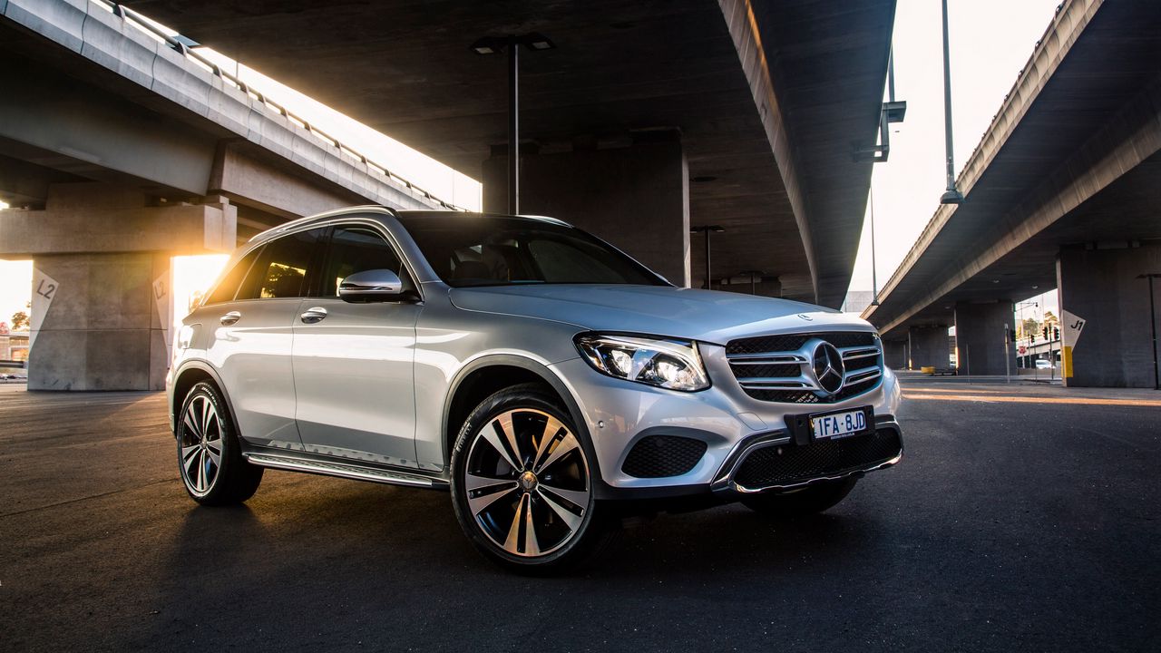 Обои mercedes-benz, glc-class, x253, вид сбоку