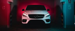 Превью обои mercedes-benz gle 350d, mercedes-benz, автомобиль, вид спереди