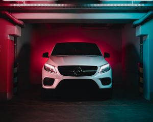 Превью обои mercedes-benz gle 350d, mercedes-benz, автомобиль, вид спереди