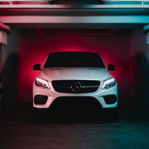 Превью обои mercedes-benz gle 350d, mercedes-benz, автомобиль, вид спереди