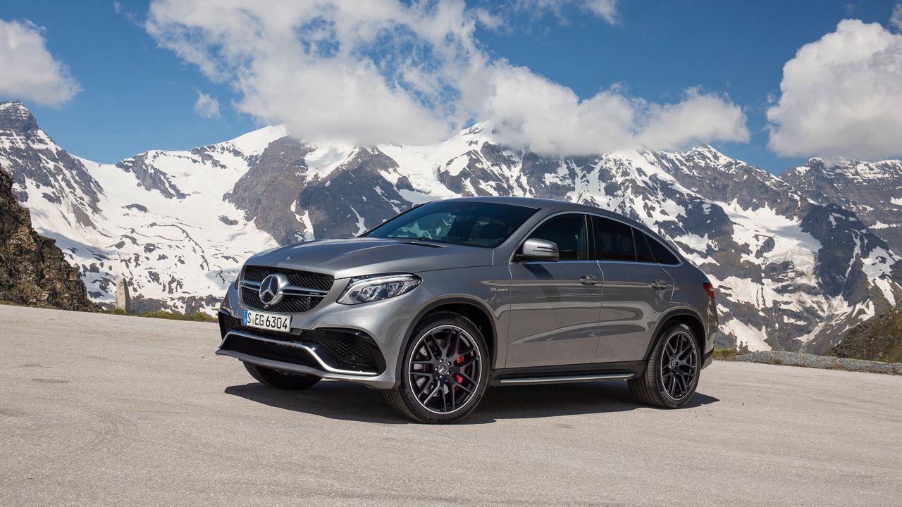 Обои mercedes-benz, gle 450, amg, вид сбоку