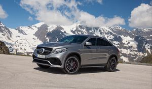 Превью обои mercedes-benz, gle 450, amg, вид сбоку