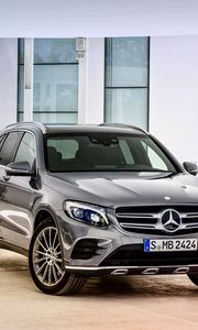 Превью обои mercedes-benz, glk 350, 4matic, x205, вид сбоку