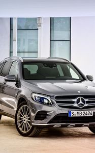 Превью обои mercedes-benz, glk 350, 4matic, x205, вид сбоку