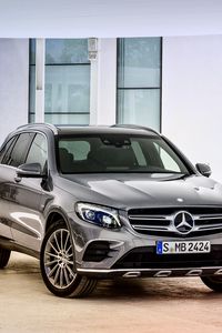 Превью обои mercedes-benz, glk 350, 4matic, x205, вид сбоку