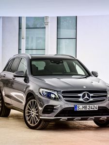 Превью обои mercedes-benz, glk 350, 4matic, x205, вид сбоку