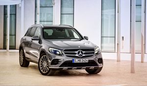 Превью обои mercedes-benz, glk 350, 4matic, x205, вид сбоку