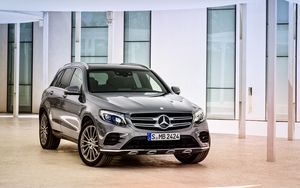 Превью обои mercedes-benz, glk 350, 4matic, x205, вид сбоку