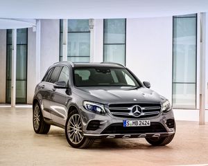 Превью обои mercedes-benz, glk 350, 4matic, x205, вид сбоку