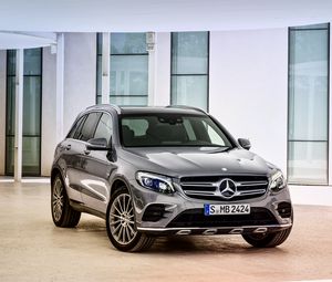 Превью обои mercedes-benz, glk 350, 4matic, x205, вид сбоку