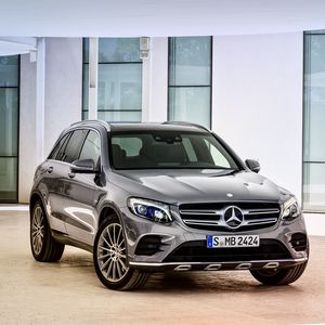 Превью обои mercedes-benz, glk 350, 4matic, x205, вид сбоку