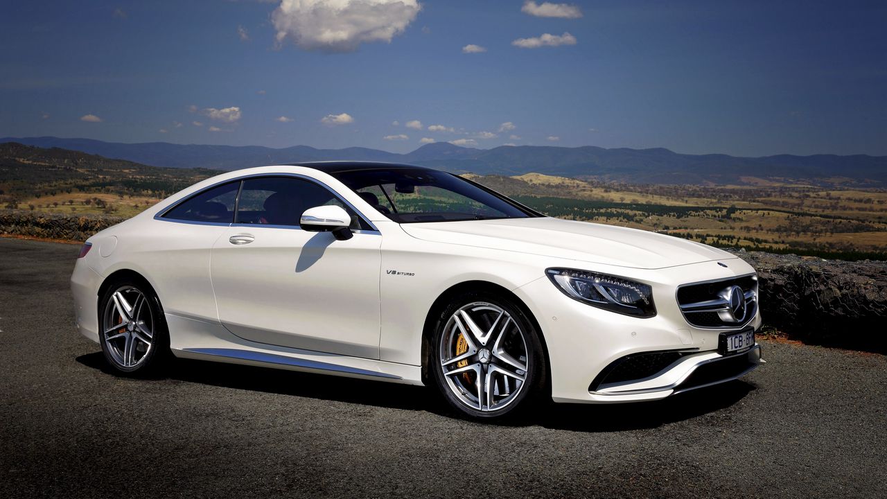 Обои mercedes-benz, s 63, amg, coupe, au-spec, c217, 2015