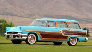 Превью обои mercury monterey, family car, вид сбоку, ретро