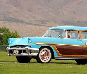 Превью обои mercury monterey, family car, вид сбоку, ретро