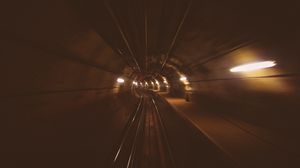 Превью обои метро, железная дорога, тоннель