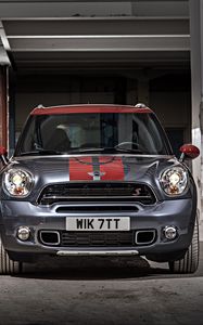 Превью обои mini cooper, countryman, park lane, вид спереди