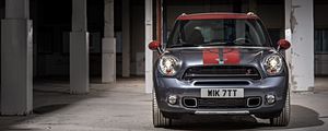 Превью обои mini cooper, countryman, park lane, вид спереди