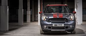 Превью обои mini cooper, countryman, park lane, вид спереди