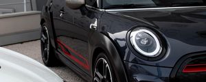 Превью обои mini cooper, mini, автомобиль, черный