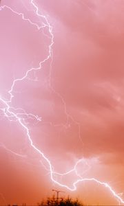 Превью обои молния, небо, свечение