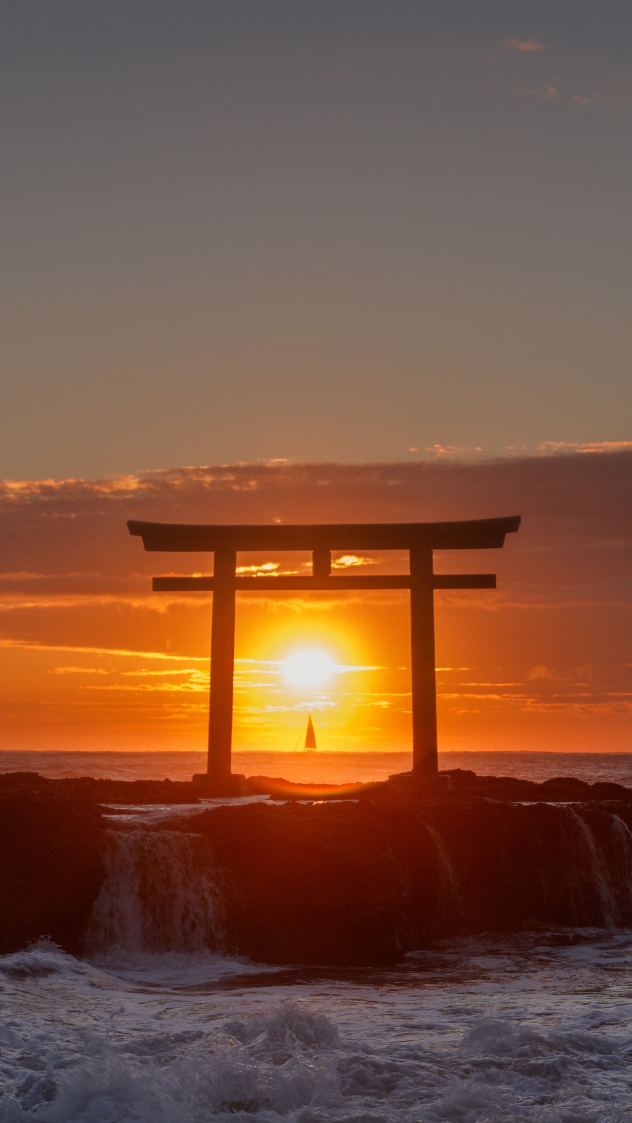 Восход солнца в Японии