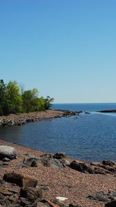 Превью обои море, берег, небо, пейзаж