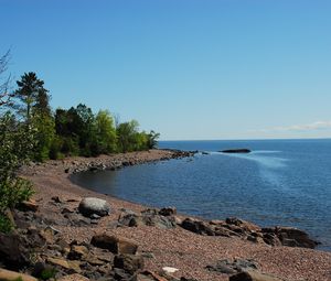 Превью обои море, берег, небо, пейзаж