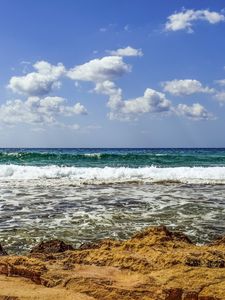 Превью обои море, берег, пена